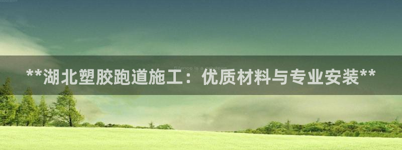 谈球吧app体育下载：**湖北塑胶跑道施工：优质材料与专业安装**