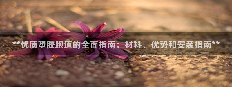 谈球吧体育app下载官网手机版安装：**优质塑胶跑道的全面指南：材料、优势和安装指南**
