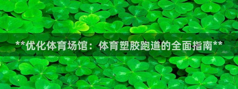 谈球吧在线登录免费观看：**优化体育场馆：体育塑胶跑道的全面指南**