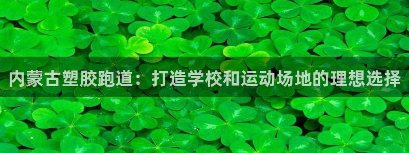 tqb谈球吧：内蒙古塑胶跑道：打造学校和运动场地的理想选择