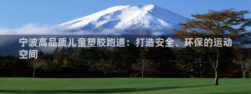 谈球吧全站app下载手机版：宁波高品质儿童塑胶跑道：打造安全、环保的运动
空间