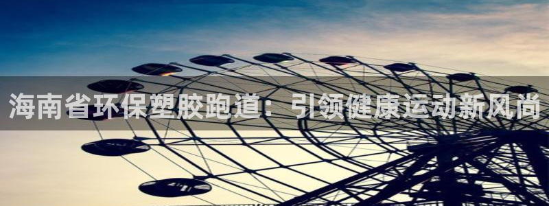 谈球吧在线登录：海南省环保塑胶跑道：引领健康运动新风尚