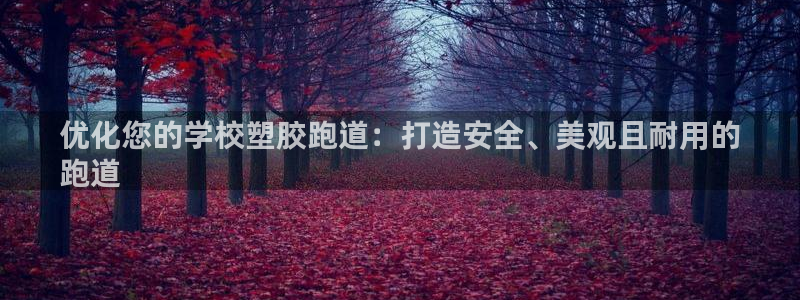 谈球吧平台正规吗可信吗：优化您的学校塑胶跑道：打造安全、美观且耐用的
跑道
