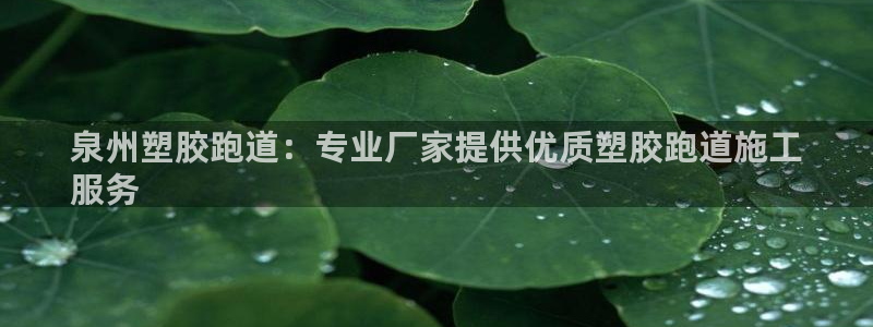 谈球吧言网入口：泉州塑胶跑道：专业厂家提供优质塑胶跑道施工
服务