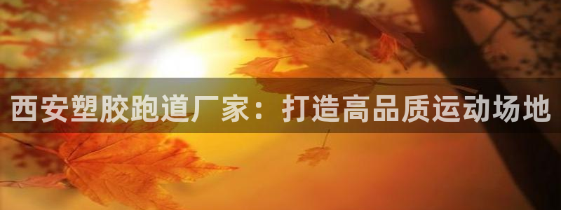 谈球吧官网在线入口手机版免费：西安塑胶跑道厂家：打造