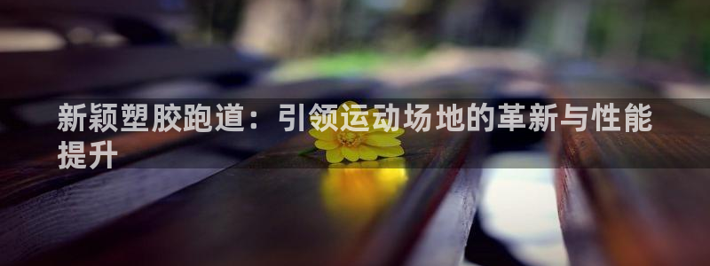 谈球吧在线登录免费观看：新颖塑胶跑道：引领运动场地的