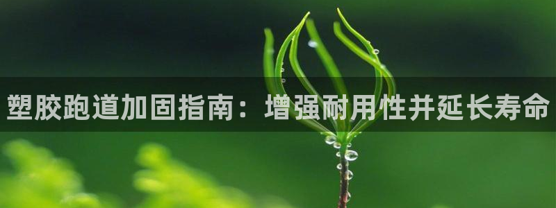 谈球吧红包码：塑胶跑道加固指南：增强耐用性并延长寿命